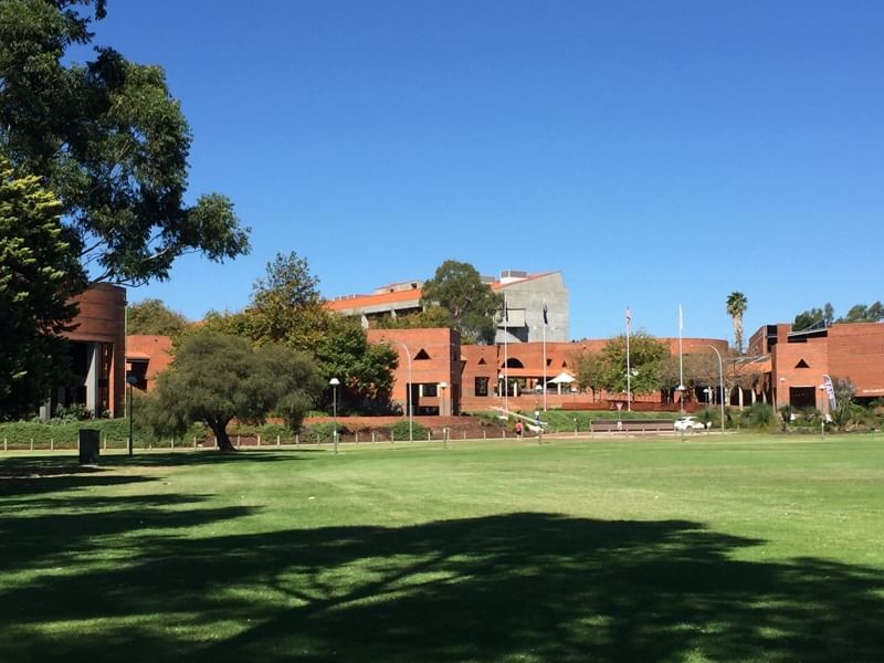 Exterior of Curtin University near Nesuto Curtin Perth Hotel