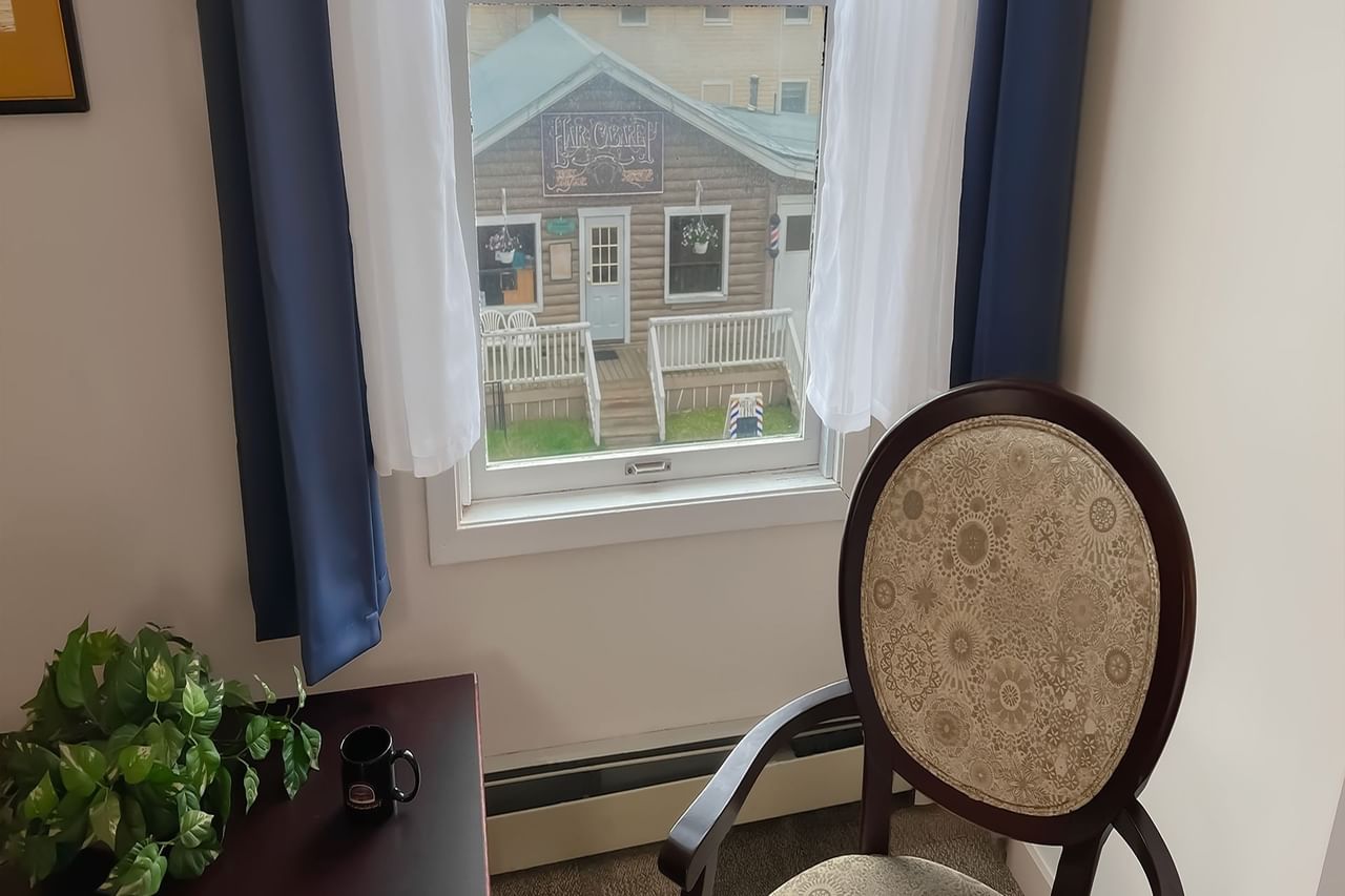 Chair with window view 