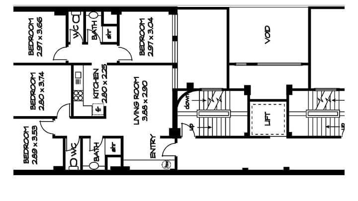 4 Bedroom Apartment