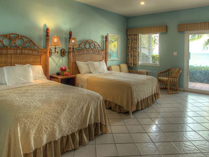 Superior Kitchenette with Double Queens beds at Tamarind Reef Resort