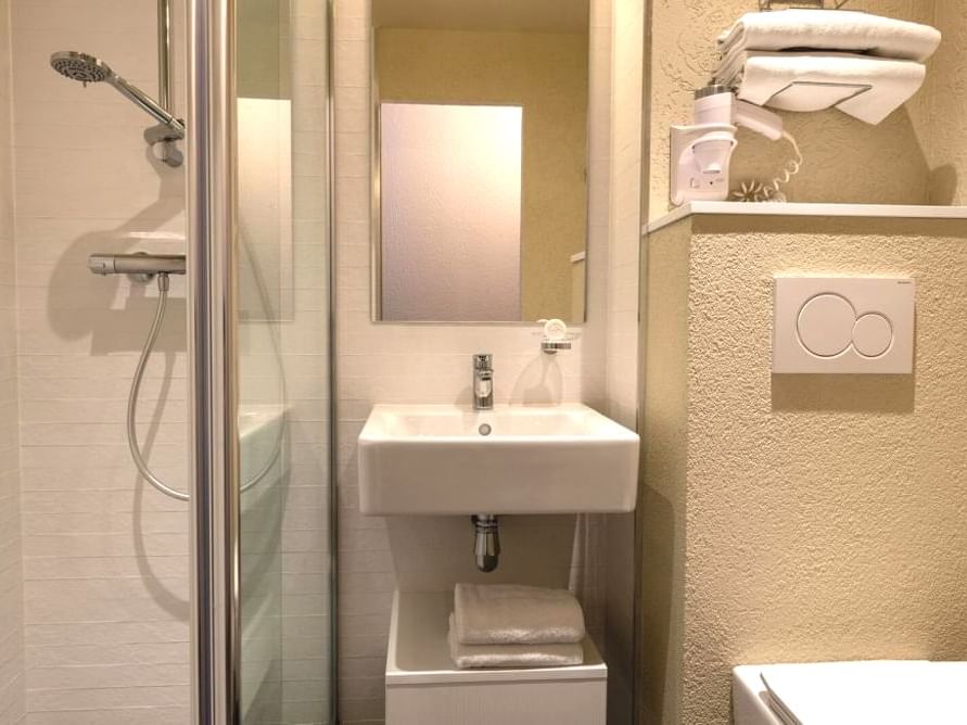 Bathroom in Standard Double Room at The Originals Hotels