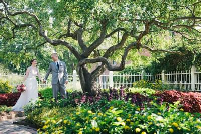 Couple walking at The Venue at Portwalk