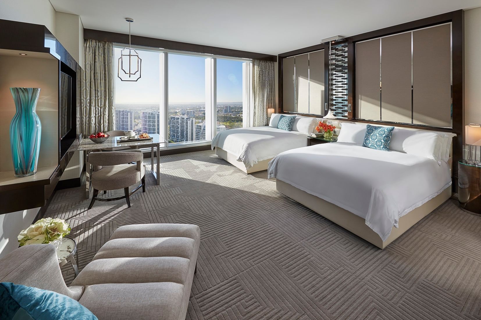 Deluxe Twin Room Accommodations At Crown Towers Perth