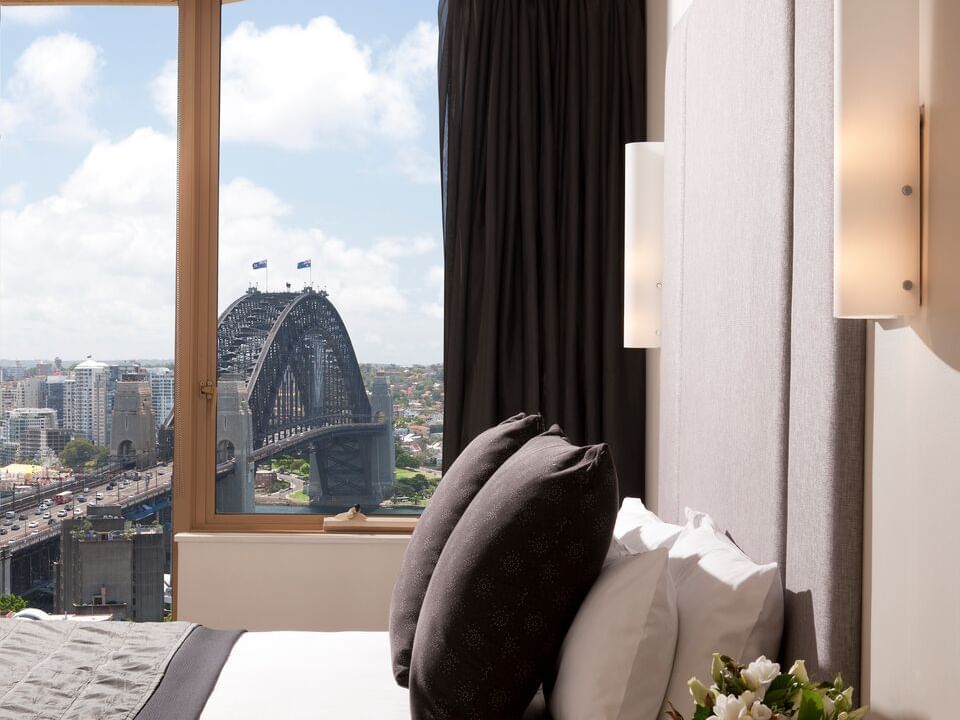 1 bedroom harbour view suite at Sebel Quay West Suites Sydney