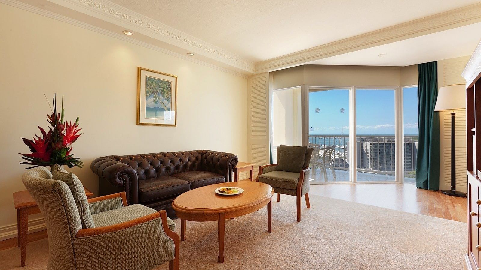 Living area in a room at Pullman Cairns International