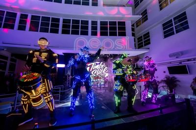 Performance at the Pepsi stage in Clevelander South Beach