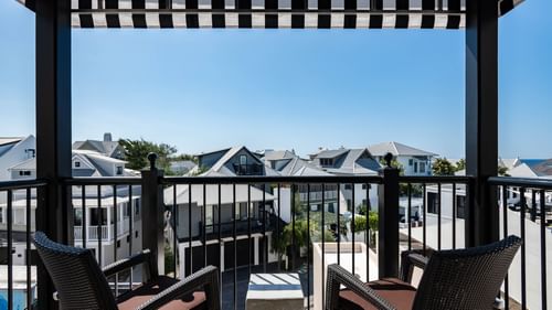 Town View Suite Balcony at The Pearl Hotel