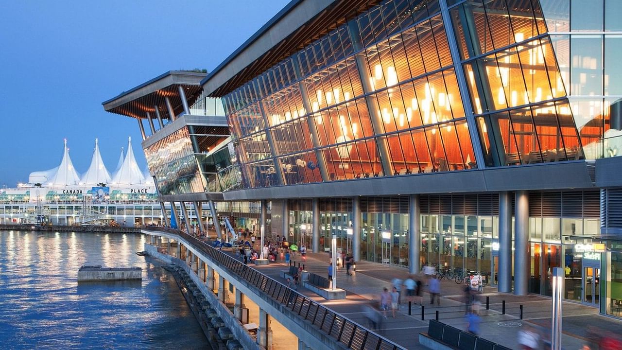 Exterior of Vancouver Convention Centre