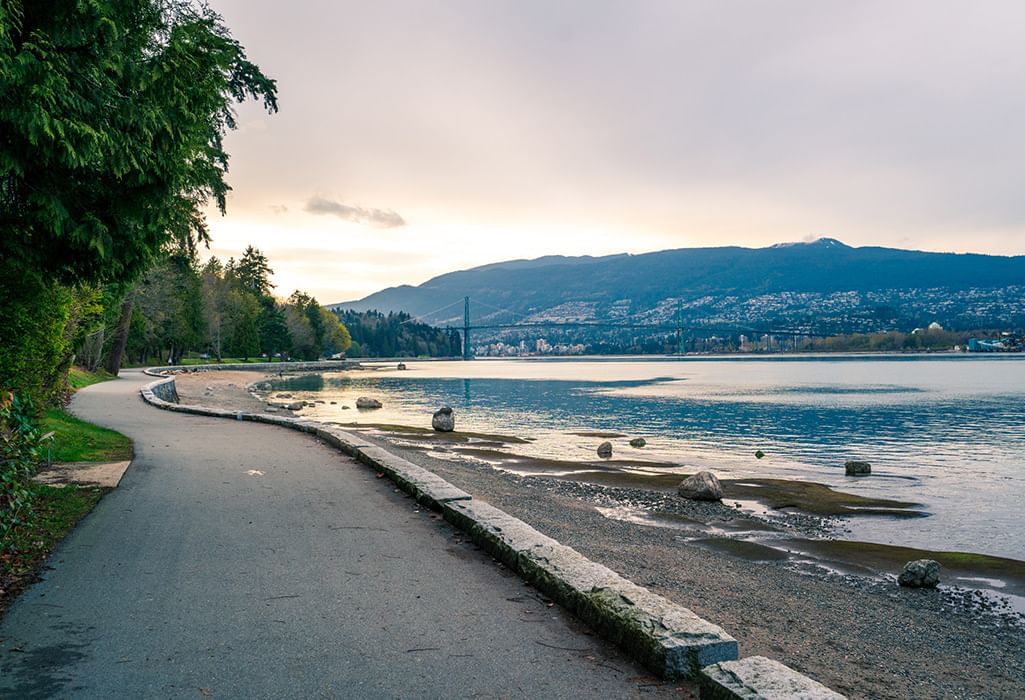 North side of Stanley Park seawall