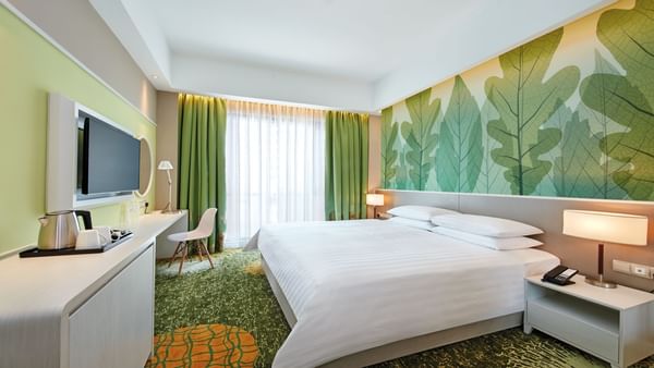 Bedroom with king size bed in Sunway Velocity Hotel Superior Plus Room