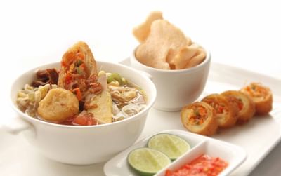 Dining at Hotel Gran Mahakam in Jakarta, Indonesia