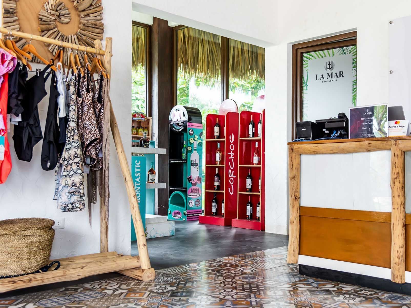 Interior of a convenience store at La Mar Monterrico
