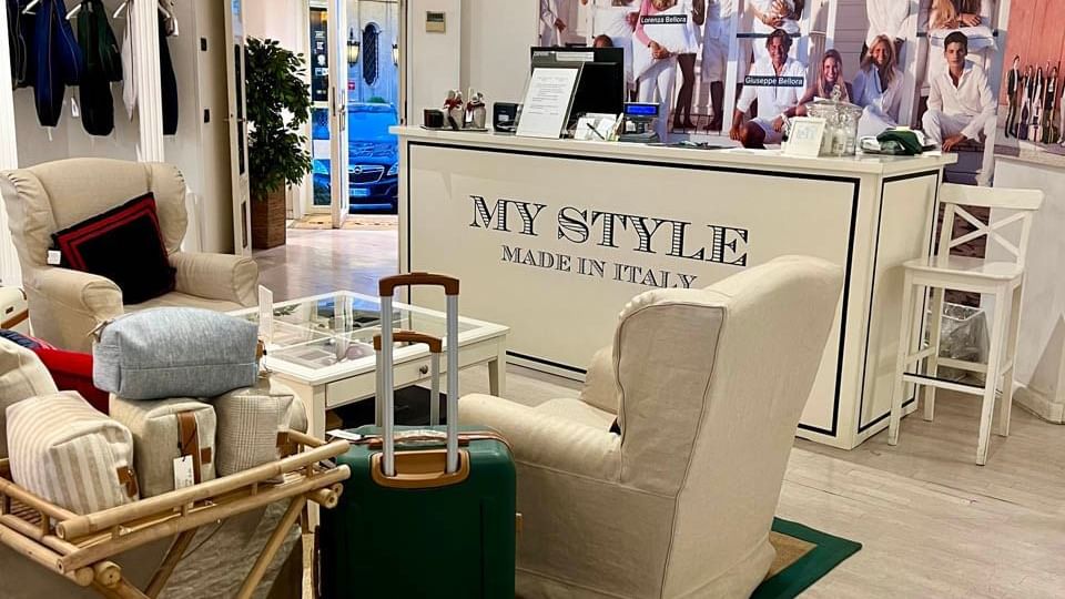 Interior view of the My Style clothing store near Rome Luxury Suites