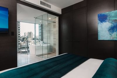 Interior of Executive One Bedroom Suite at Paradox Hotels