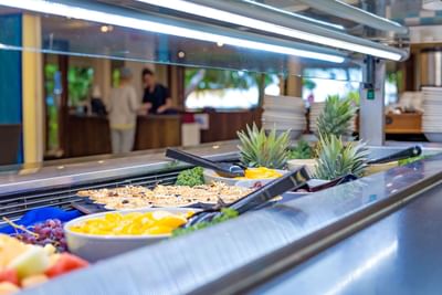 Buffet in Shearwater Restaurant at Heron Island Resort