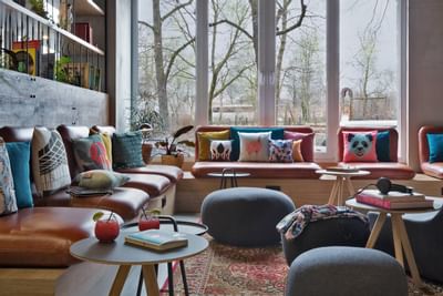 lounge at Berlin (Moxy) Hotel