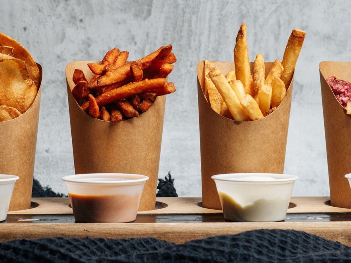 French fries and sauce