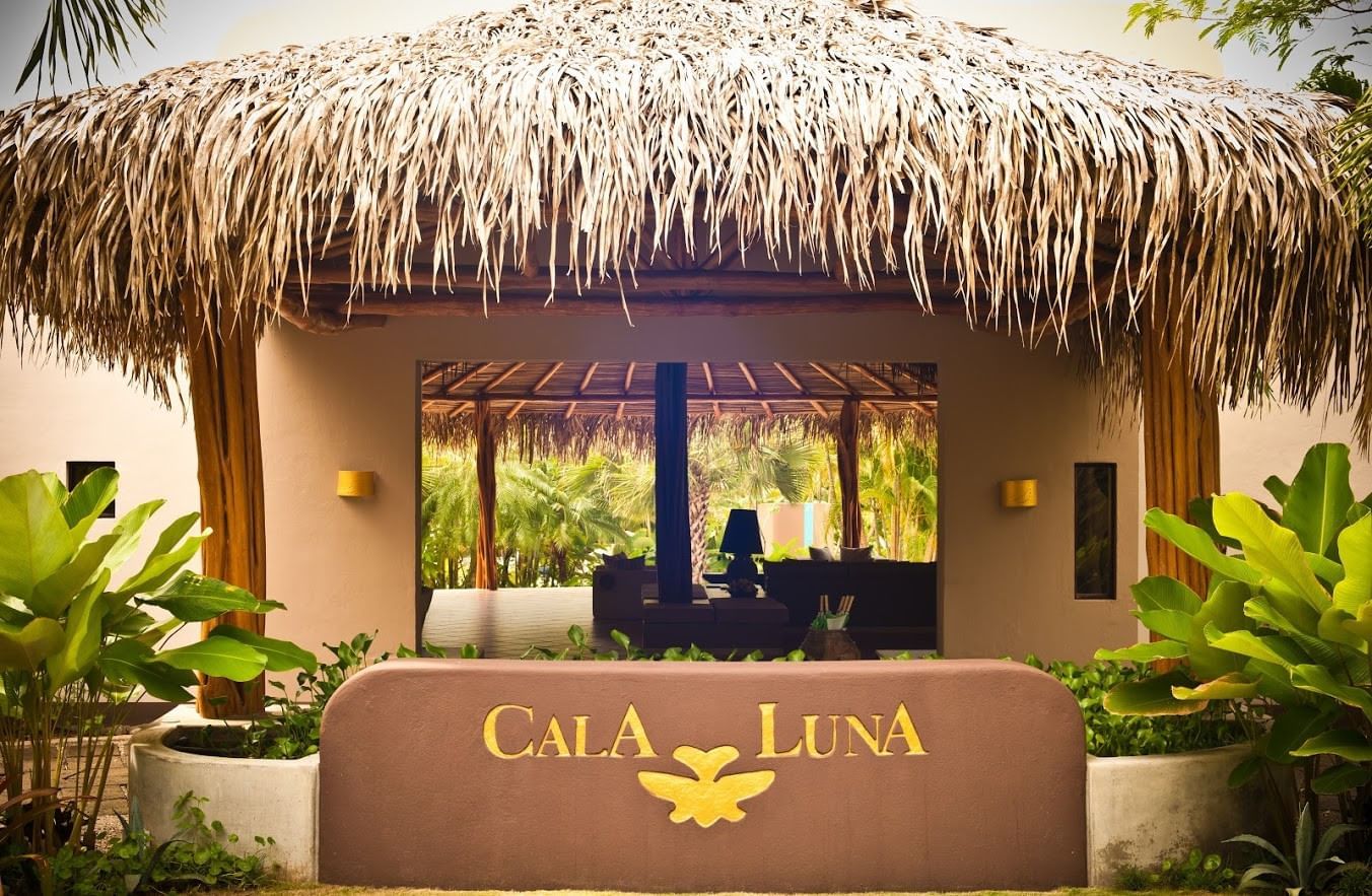 View of the main entrance at Cala Luna Boutique Hotel