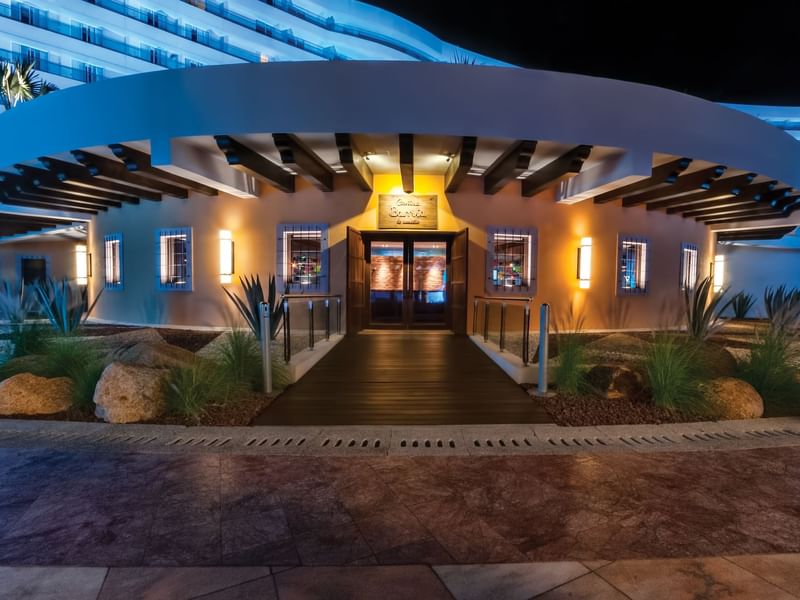 Entrance of Mexkalli Traditional Cuisine in Mundo Imperial