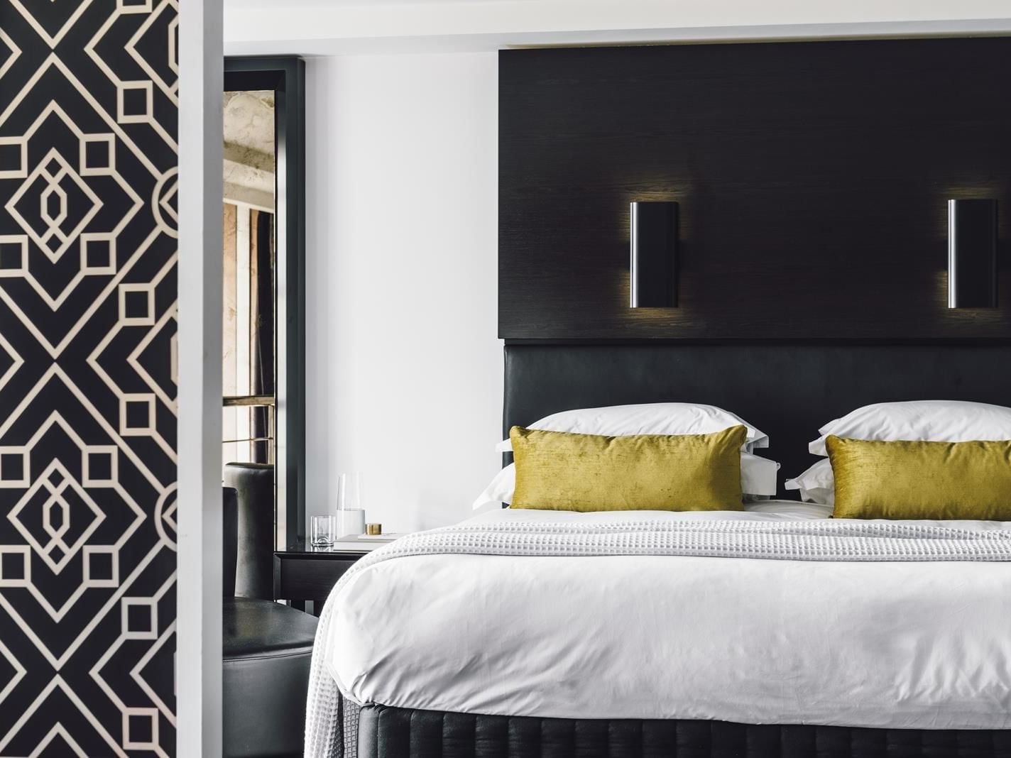 Elegant bedroom in Gold Penthouse at The Como Melbourne