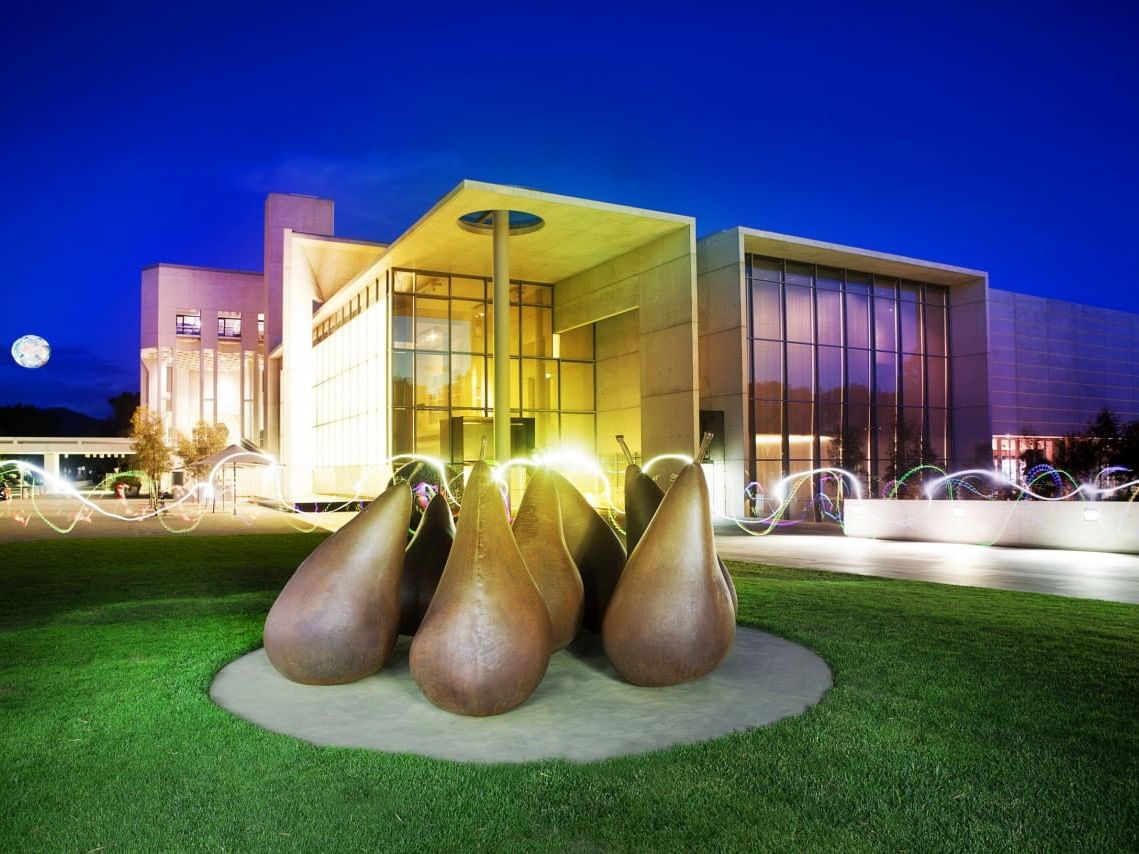 Pears sculpture, National Portrait Gallery near Knightsbridge