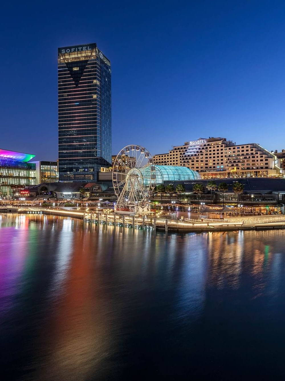 Novotel & ibis Sydney Darling Harbour Dusk Shot