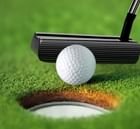 Close up of a Golf ball and hole near Nairobi Serena Hotel