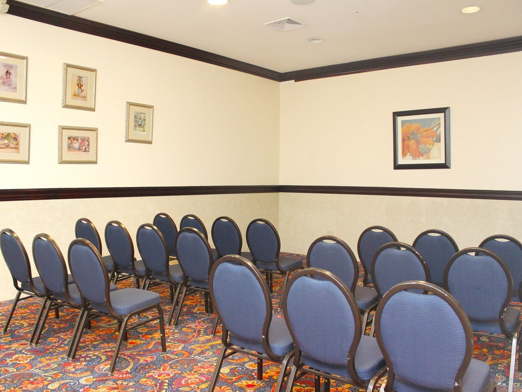 Theatre set-up in Belisario Suite meeting room at Jamaica Pegasus Hotel