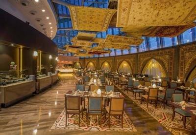 Flying Carpet Restaurant at The Torch Doha Hotel in Qatar