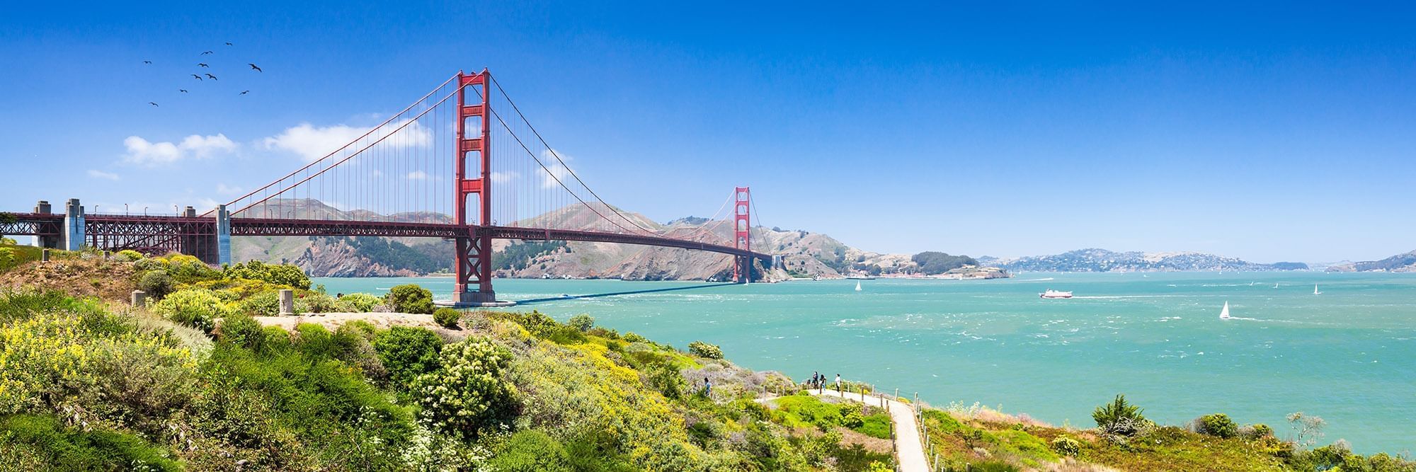 جسر البوابة الذهبية (غولدن غيت) في سان فرانسيسكو 