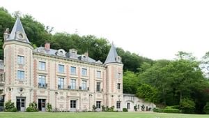 An Aerial view of Chateau de Perreux Hotel