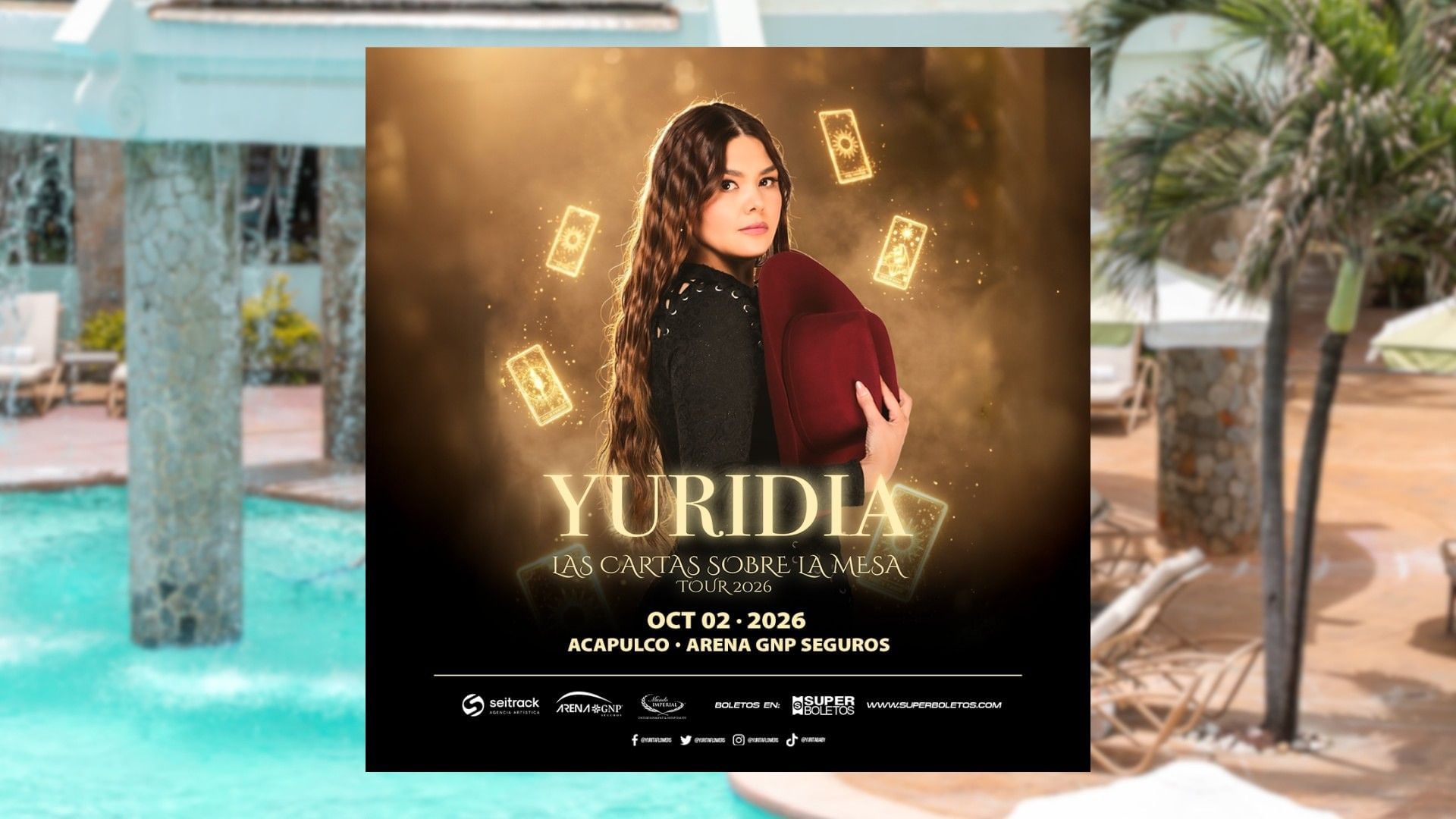 Hospedaje + Concierto de Yuridia