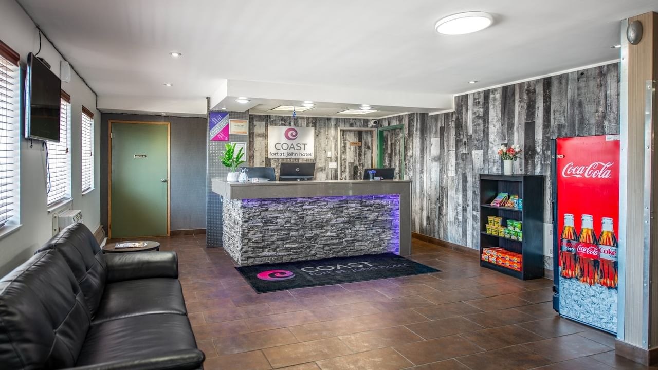 Lobby of Coast Fort St. John Hotel