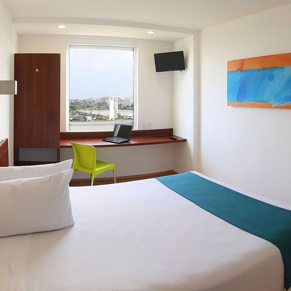 Interior of Superior One Queen Room at One Hotels