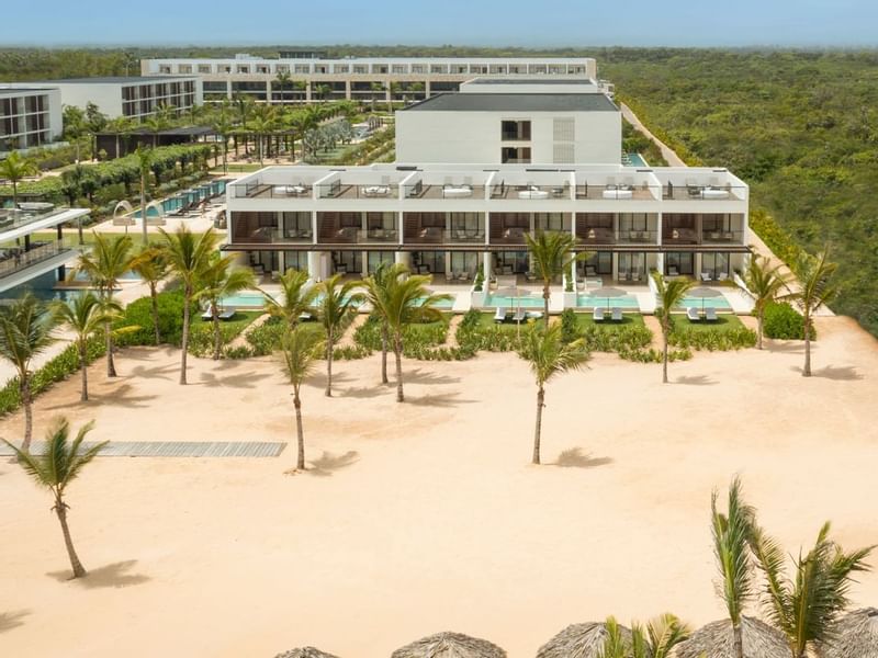 Aerial view of Tierra Suites at Live Aqua Resorts