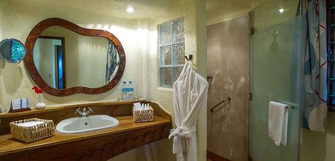 Bathroom in Standard Room at Lake Manyara Serena Safari Lodge