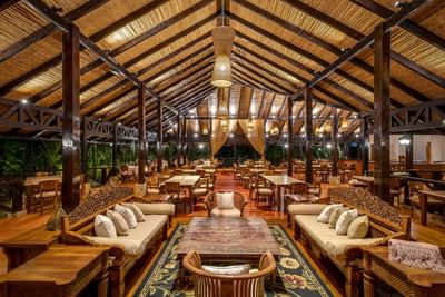 restaurante en hotel rio celeste