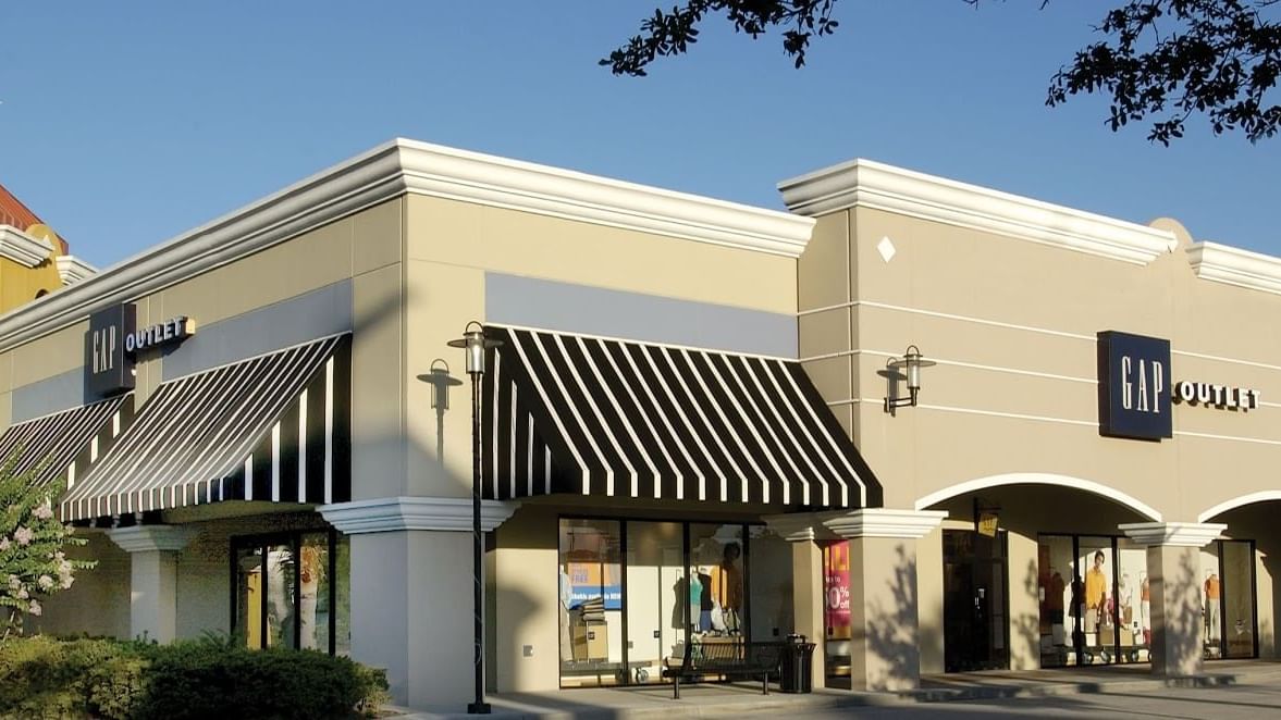 Exterior view & the entrance of Lake Buena Vista Factory Stores near Lake Buena Vista Resort Village & Spa