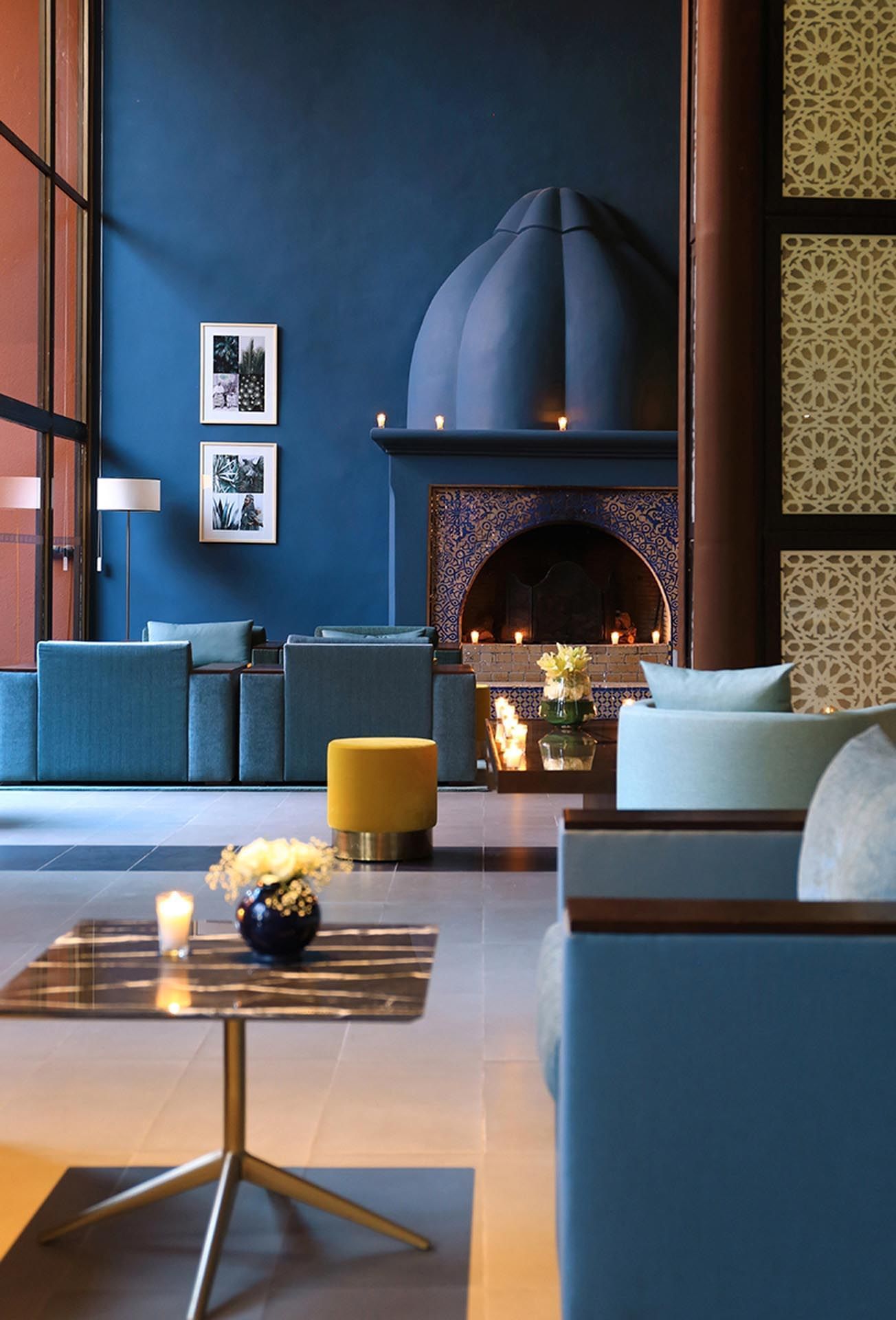 Lobby Bar at Kenzi Farah Hotel in Marrakesh, Morocco