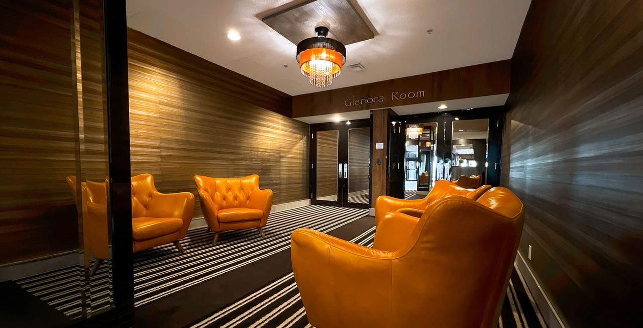 Hotel lounge area