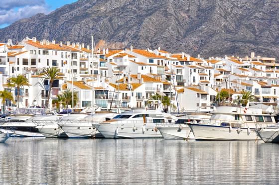 Harbour in Costa del Sol, Spain
