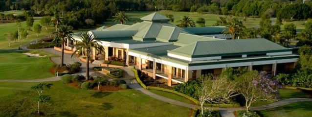 Aerial view of Golf area at Mercure Gold Coast Resort