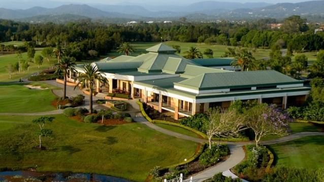 Aerial view of Golf area at Mercure Gold Coast Resort