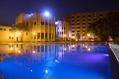 Vue de la pisicne de Azalaï hôtel Bamako