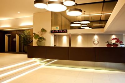 Visuale Reception Hotel Manin Milano