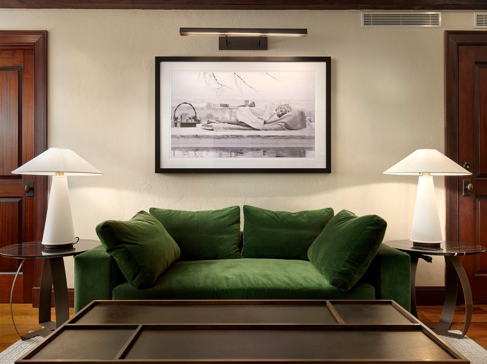 Living area in Luxury Three Bedroom Suite at Brazilian Court