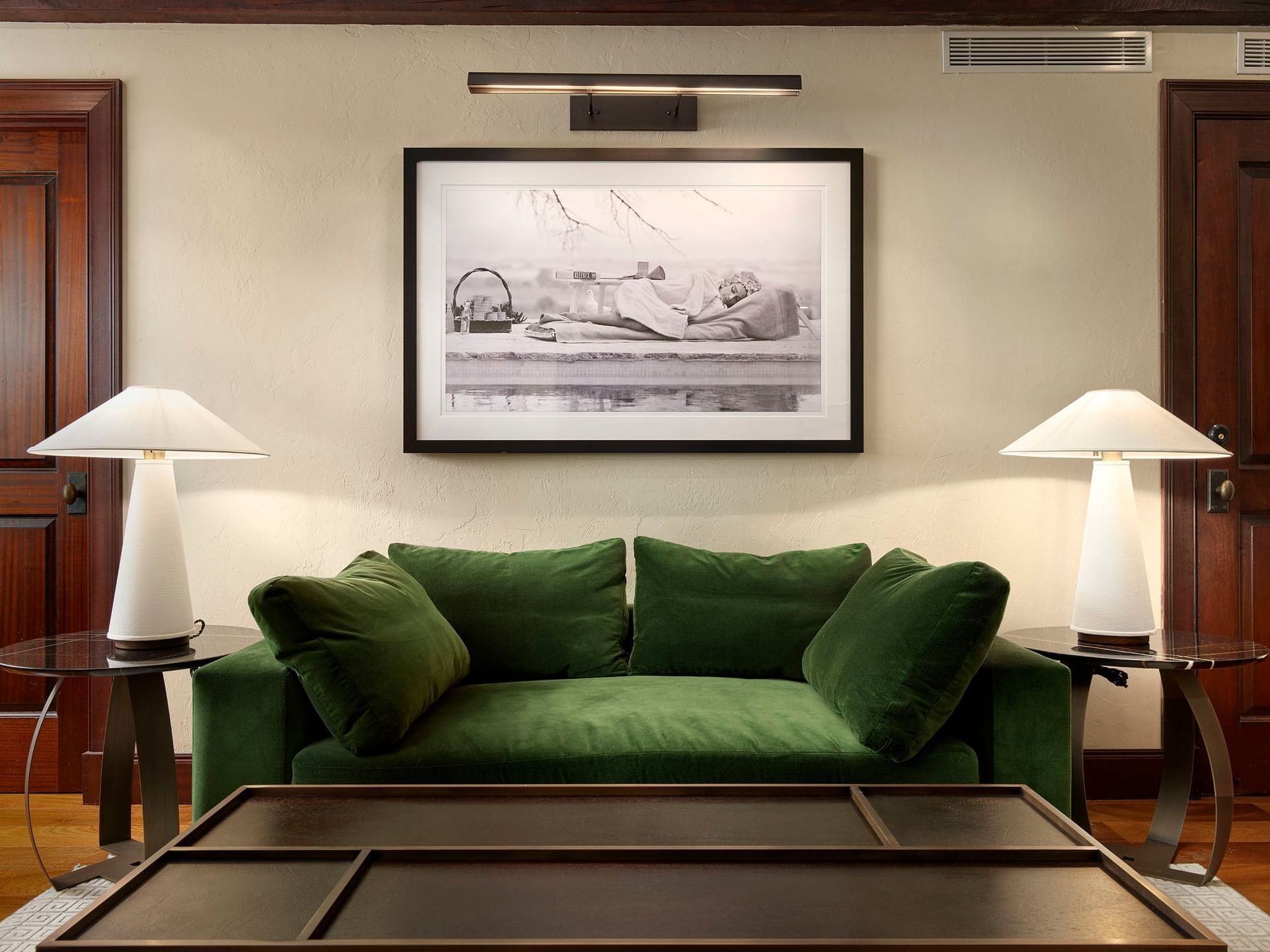 Living area in Luxury Three Bedroom Suite at Brazilian Court