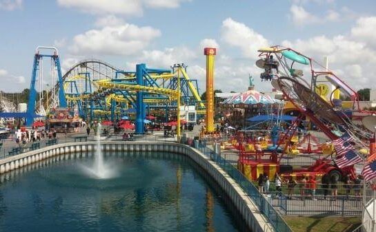 Fun Spot with roller coasters and Ferris wheel near Lake Buena Vista Resort Village & Spa