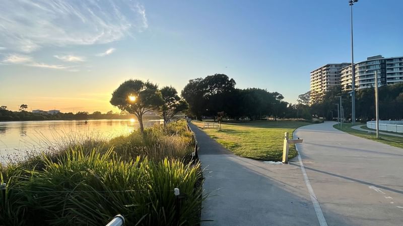 Cahill Park at Wolli Creek in Sydney