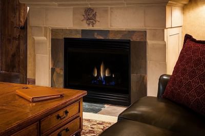 Guest Room Fireplace